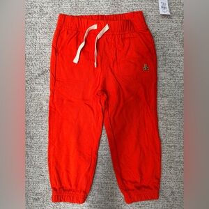 Baby Gap orange toddler sweatpants, unisex size 2